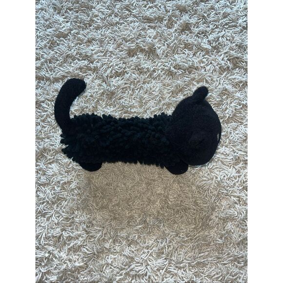 Little Jellycat Scatty Catty black kitty Textured Embroidered - Picture 4 of 11